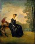 Watteau Antoine La Boudeuse The Capricious Girl  - Hermitage